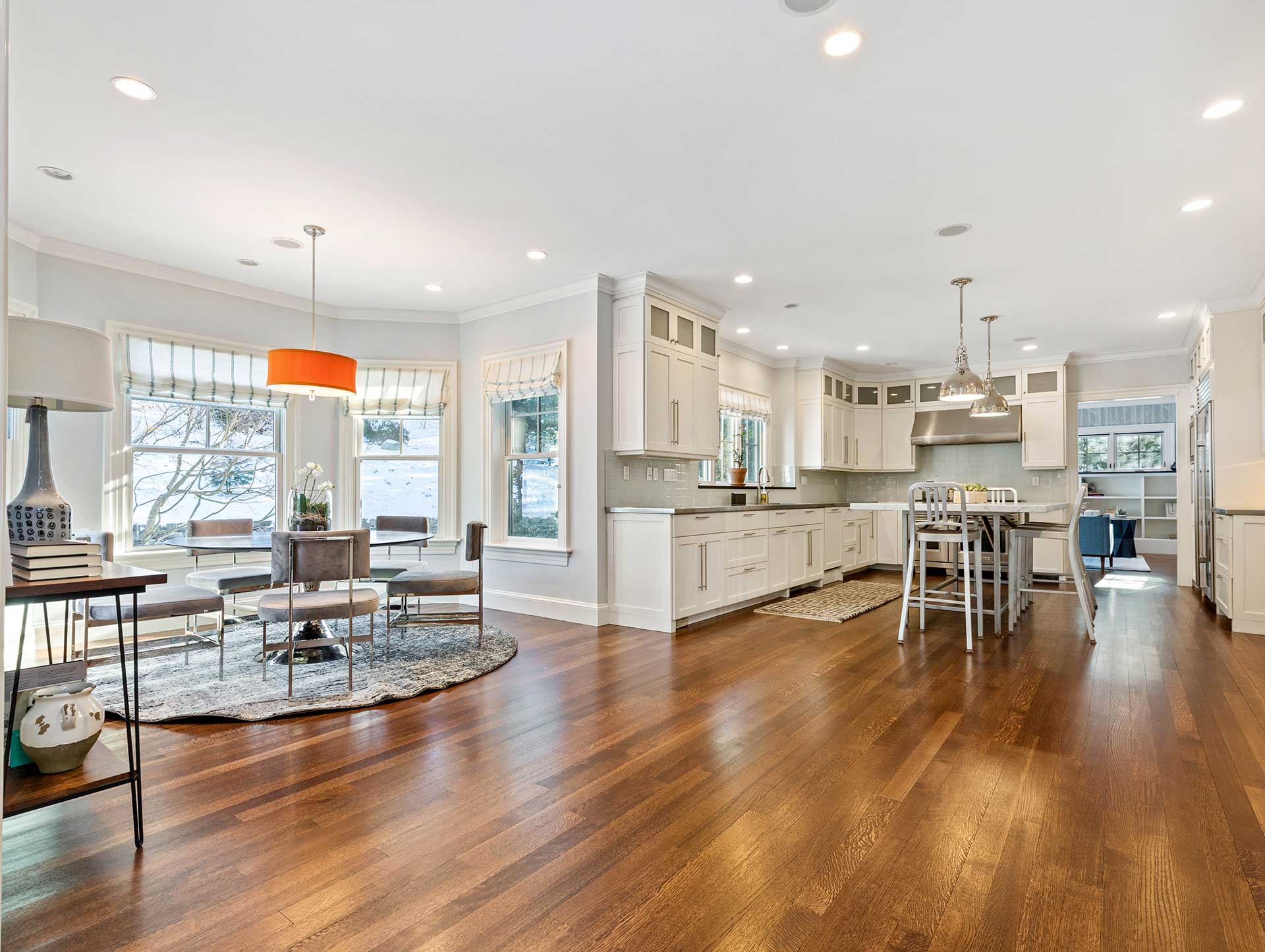 Kitchen and dining area