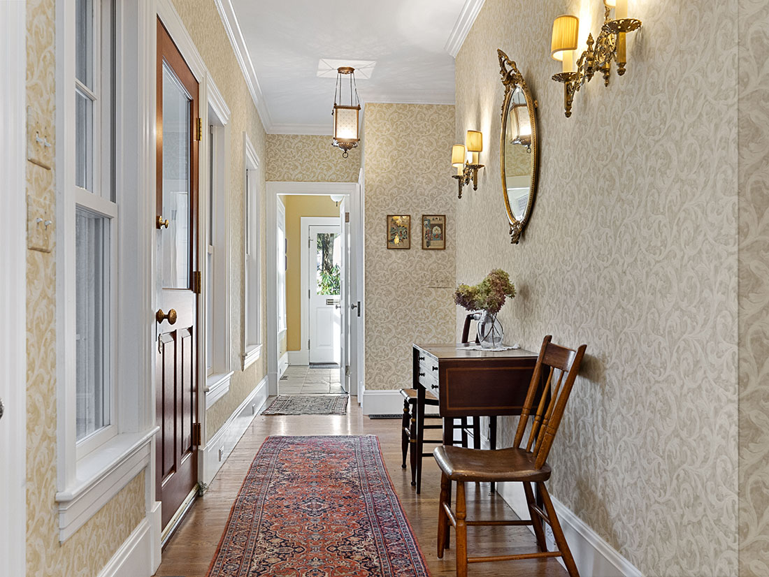 hallway, 121 Glen Street, Wellesley, MA home